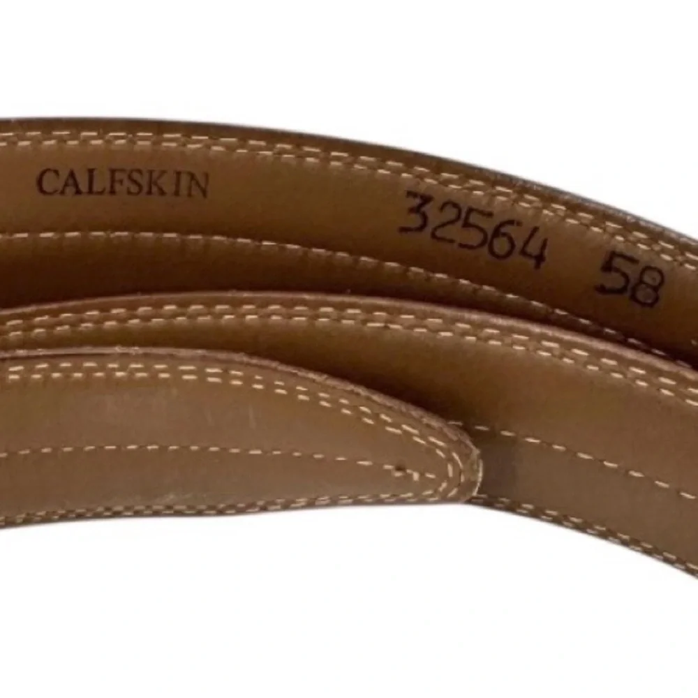 Allen Edmonds Classic Genuine Leather Belt Brown Plus Size